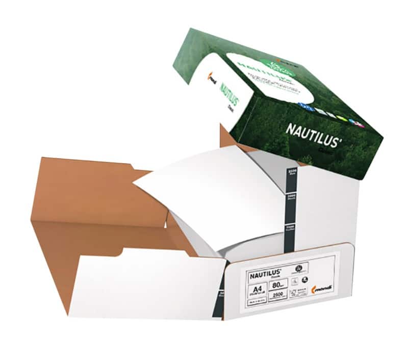 Nautilus Classic A4 Printer Paper 80 gsm Smooth White 2500 Sheets