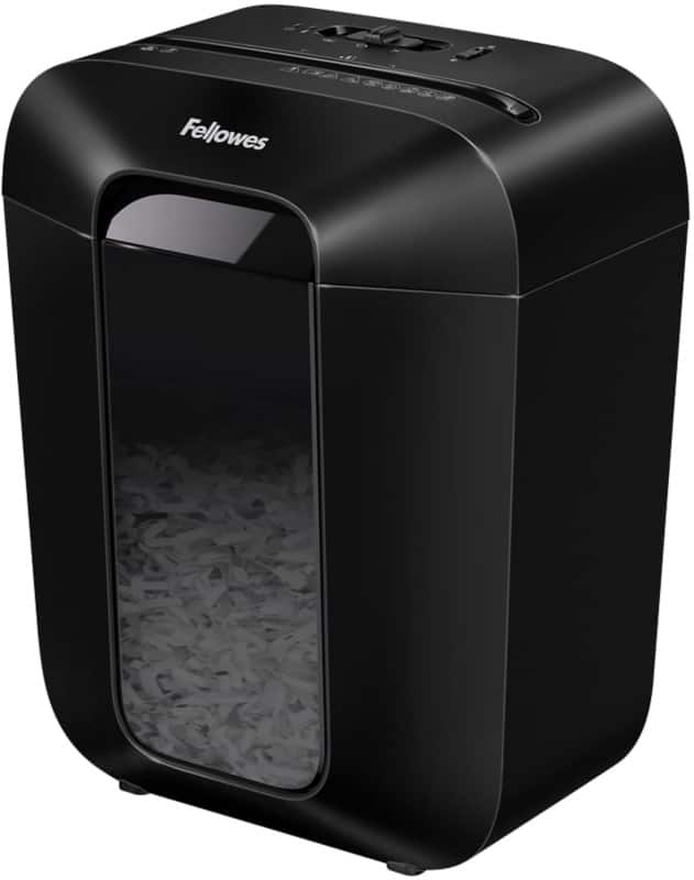 Fellowes LX Series Shredder 8 Sheets Cross Cut Security Level P-4 17 L LX45