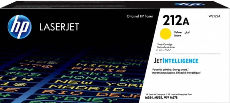 HP 212A Original Toner Cartridge W2122A Yellow