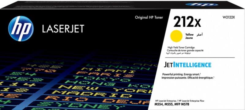 HP 212X Original Toner Cartridge W2122X Yellow