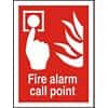 Fire Alarm Call Point Sign Fire Alarm Call Point Vinyl 15 x 20 cm