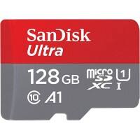 SanDisk Ultra Memory Card 128 GB MicroSDXC Class 10 + SD Adapter
