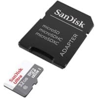 SanDisk Ultra Lite microSDHC UHS-I Memory Card with SD Adapter 32GB Class 10