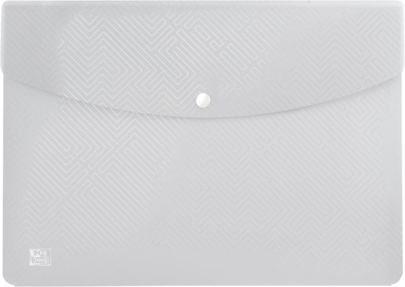 ELBA Document Wallet Urban A4 Press Stud Polypropylene Transparent Pack of 5