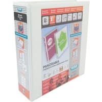 ELBA Panorama Lever Arch File 70 mm PP (Polypropylene) 2 ring A4+ White