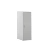 Link51 Locker with Lockable 1 Door Steel 300 x 300 x 896mm Grey Standard Deadlock