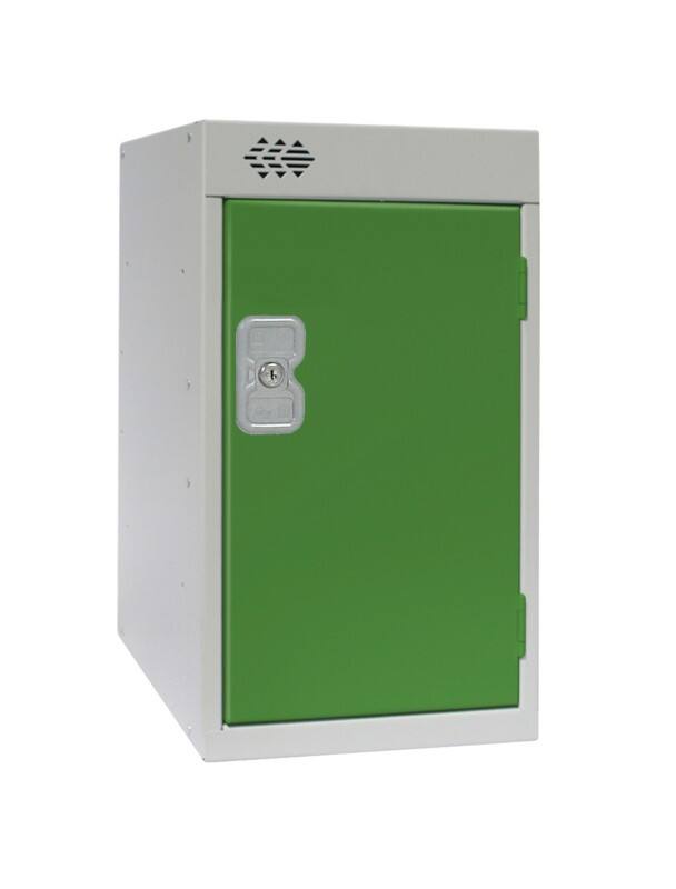 LINK51 Standard Deadlock Steel Locker 1 Doors Key lock 300 x 450 x 511 mm Green, Grey