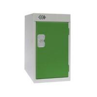 LINK51 Standard Deadlock Steel Locker 1 Doors Key lock 300 x 450 x 511 mm Green, Grey