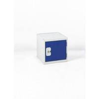 LINK51 Standard Deadlock Steel Locker 1 Doors Key lock 300 x 450 x 372 mm Blue, Grey