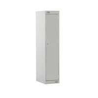 LINK51 Standard Deadlock Steel Locker 1 Doors Key lock 300 x 300 x 1,382 mm Grey