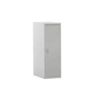 LINK51 Standard Deadlock Steel Locker 1 Doors Key lock 300 x 450 x 896 mm Grey