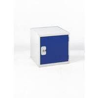 LINK51 Standard Deadlock Steel Locker 1 Doors Key lock 380 x 380 x 380 mm Blue, Grey
