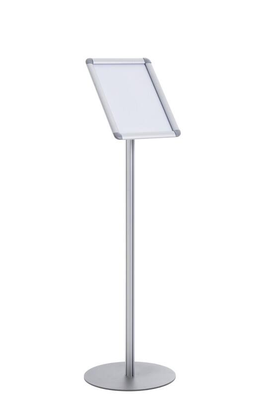 Bi-Office Display Stand A3 Aluminium Transparent SUP3102