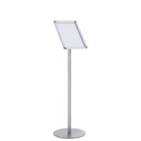 Bi-Office Display Stand A3 Aluminium Transparent