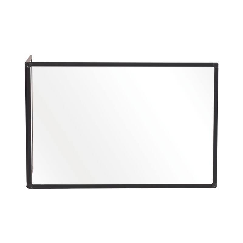 Bi-Office Protective Screen Tempered Glass 900 (W) x 600 (H) mm Freestanding Duo Pack of 2