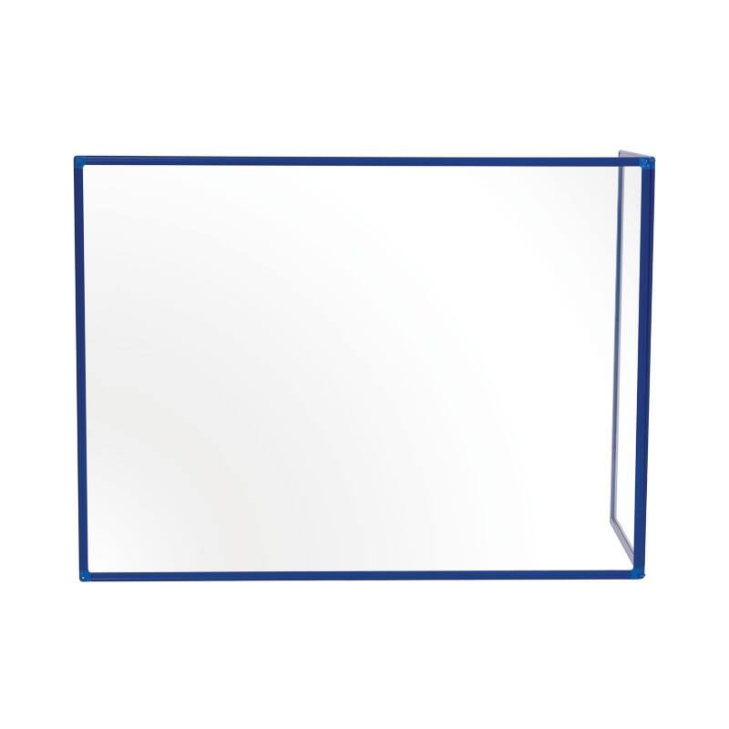 Bi-Office Protective Screen Aluminium, Tempered Glass 1,200 (W) x 900 (H) mm Freestanding Duo L Shaped Pack of 2