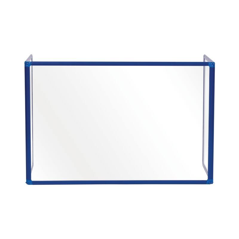 Bi-Office Protective Screen Aluminium, Tempered Glass 900 (W) x 600 (H) mm Freestanding Trio Pack of 3