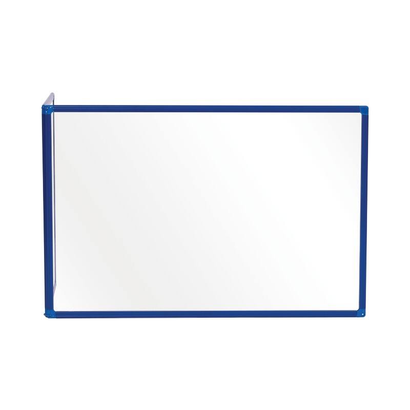 Bi-Office Protective Screen Acrylic, Aluminium 900 (W) x 600 (H) mm Freestanding Duo L Shaped Pack of 2