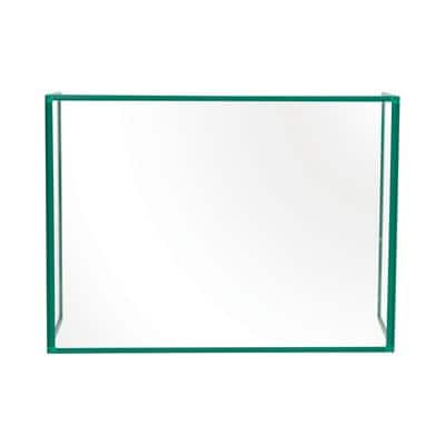 Bi-Office Freestanding Protective Screen with Aluminium Frame Trio 1200 x 900mm & 600 x 900(2)mm Acrylic Green Pack of 3