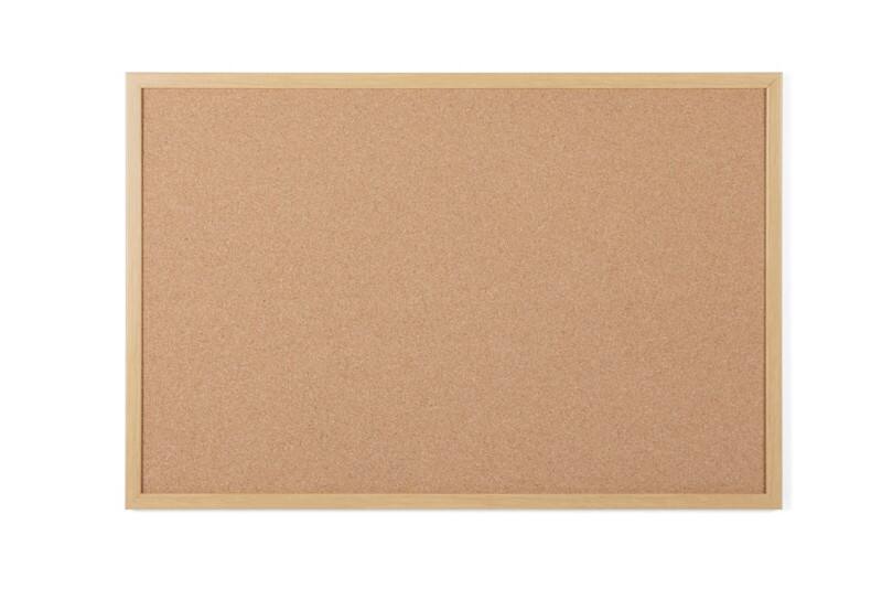Bi-Office Earth Noticeboard Non Magnetic 180 (W) x 1.9 (D) x 120 (H) cm Brown
