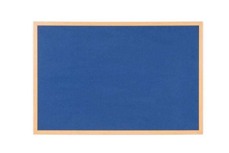 Bi-Office Earth Noticeboard Non Magnetic 120 (W) x 1.9 (D) x 120 (H) cm Blue