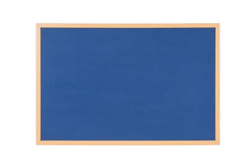 Bi-Office Earth Noticeboard Non Magnetic 180 (W) x 1.9 (D) x 120 (H) cm Blue