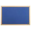 Bi-Office Earth Notice Board Non Magnetic 90 (W) x 60 (H) cm Blue