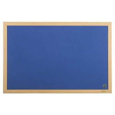 Bi-Office Earth Notice Board Non Magnetic 90 (W) x 60 (H) cm Blue