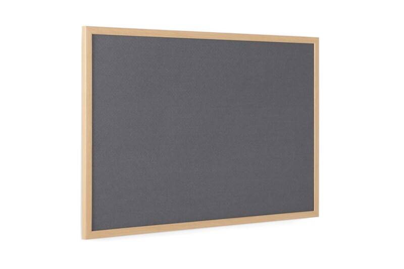 Bi-Office Earth Noticeboard Non Magnetic 120 (W) x 1.9 (D) x 90 (H) cm Grey