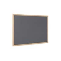 Bi-Office Earth Notice Board Non Magnetic 120 (W) x 90 (H) cm Grey