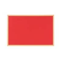Bi-Office Earth Noticeboard Non Magnetic 90 (W) x 1.9 (D) x 60 (H) cm Red