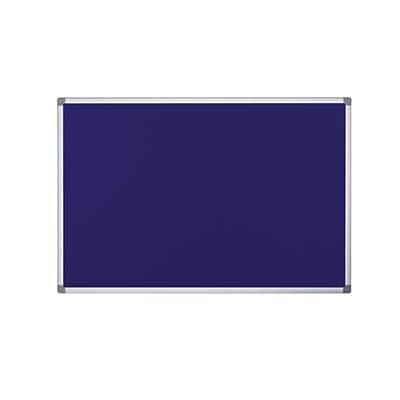 Bi-Office Notice Board 90 (W) x 90 (H) cm Blue