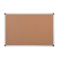 Bi-Office Notice Board 90 (W) x 90 (H) cm Brown