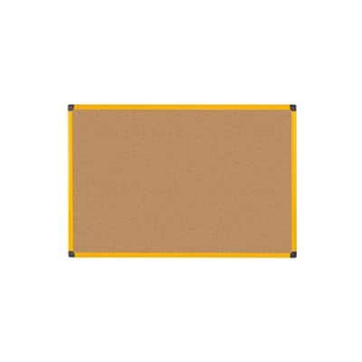 Bi-Office Ultrabrite Notice Board Non Magnetic 180 (W) x 90 (H) cm Brown