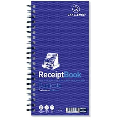 Challenge Duplicate Receipt Book 200 Sets 14.1 x 28 cm