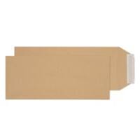 Purely Commercial Envelopes 12X5 Peel & Seal 305 x 127 mm Plain 120 gsm Manilla Pack of 250