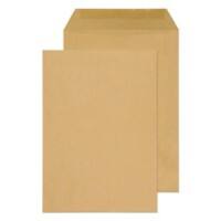 Purely Commercial Envelopes C5 Gummed 229 x 162 mm Plain 80 gsm Manilla Pack of 500