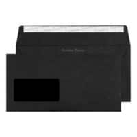 Creative Peel & Seal DL+ Coloured Envelope Black 229 (W) x 114 (H) mm Window 120 gsm Pack of 500