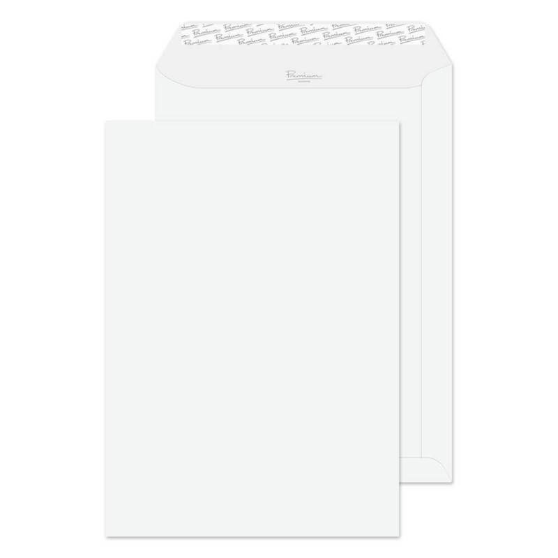 PREMIUM Business Envelopes C4 229 (W) x 324 (H) mm Adhesive Strip White 120 gsm Pack of 250