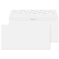 PREMIUM Business Envelopes DL 220 (W) x 110 (H) mm Adhesive Strip White 120 gsm Pack of 50