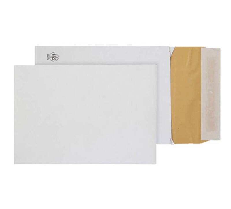 Purely EcoCushion Gusset Envelopes C5 Peel & Seal 229 x 162 x 50 mm Plain 140 gsm White Pack of 100