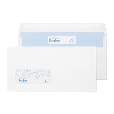Blake Purely Everyday Environmental Envelopes DL 220 (W) x 110 (H) mm White 90 gsm Pack of 1000