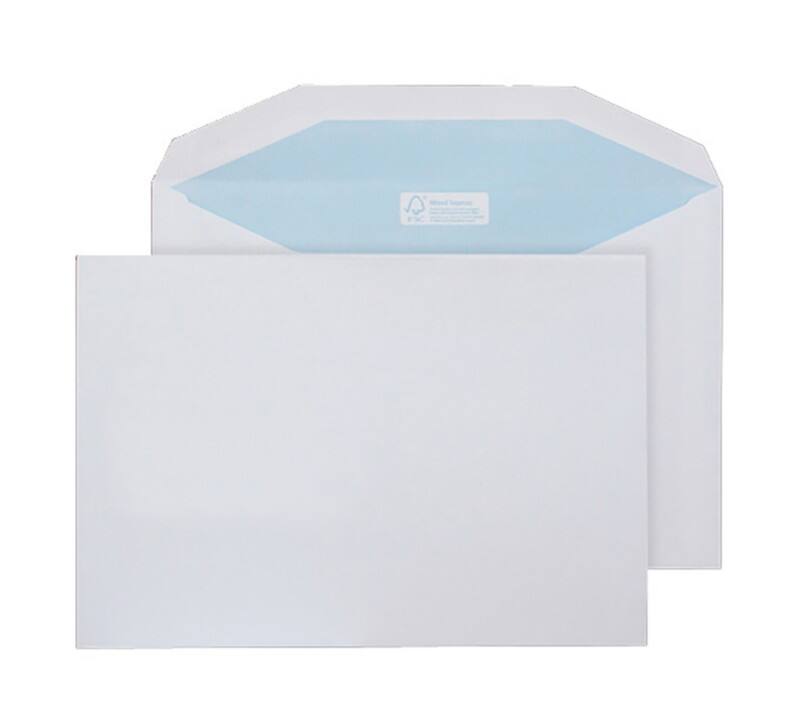 Purely Environmental C5 Mailing Bag Gummed 162 x 229 mm Plain 90 gsm White Pack of 500