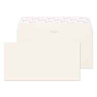 PREMIUM Business Envelopes DL 220 (W) x 110 (H) mm Adhesive Strip White 120 gsm Pack of 50