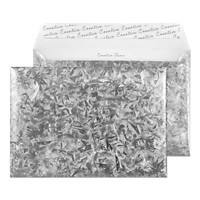 Creative Creative Shine Coloured Envelope C5 229 (W) x 162 (H) mm Adhesive Strip Grey 140 gsm Pack of 10