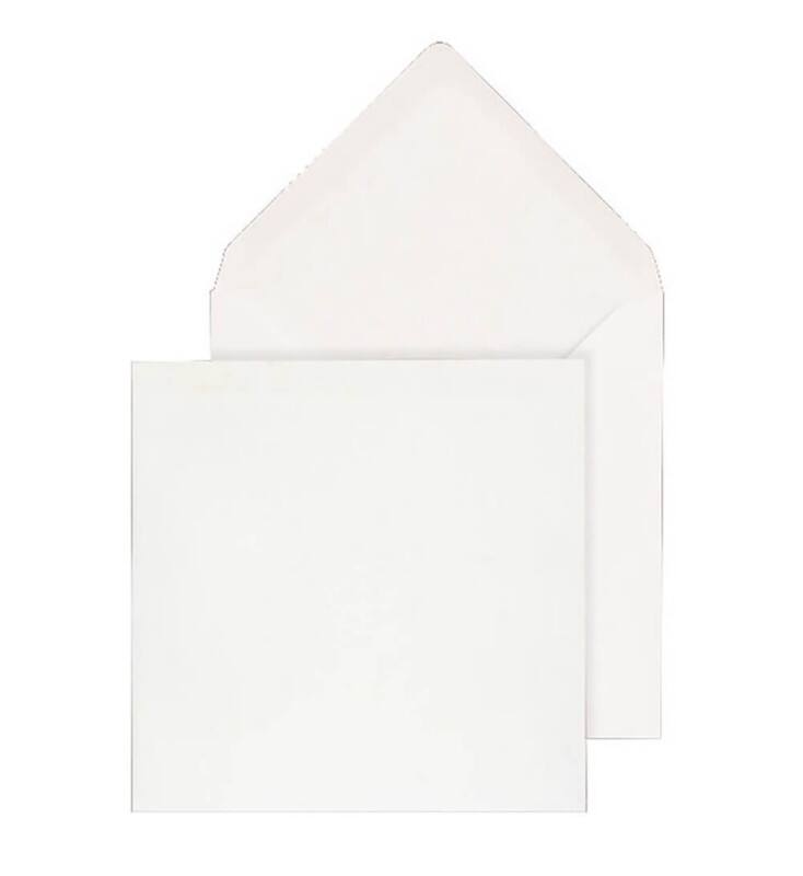 Blake Purely Everyday Envelopes Non standard 130 (W) x 130 (H) mm Gummed White 100 gsm Pack of 500
