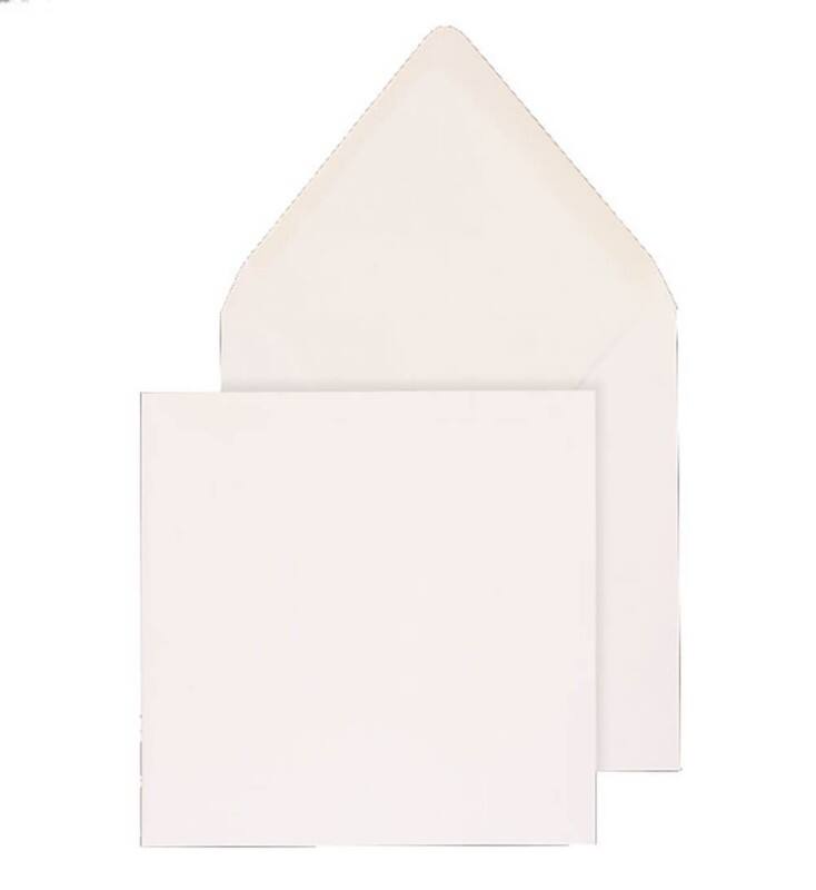Blake Purely Everyday Envelopes Non standard 159 (W) x 159 (H) mm Gummed White 100 gsm Pack of 1000