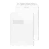 Creative Peel & Seal C4 Coloured Envelopes White 229 (W) x 324 (H) mm Window 120 gsm Pack of 250