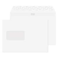 Creative Peel & Seal C5 Coloured Envelope White 229 (W) x 162 (H) mm Window 120 gsm Pack of 500