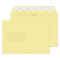 Creative Peel & Seal C5 Coloured Envelope Cream 229 (W) x 162 (H) mm Window 120 gsm Pack of 500
